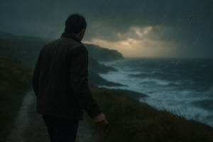 Superstitious Man - Irish coast