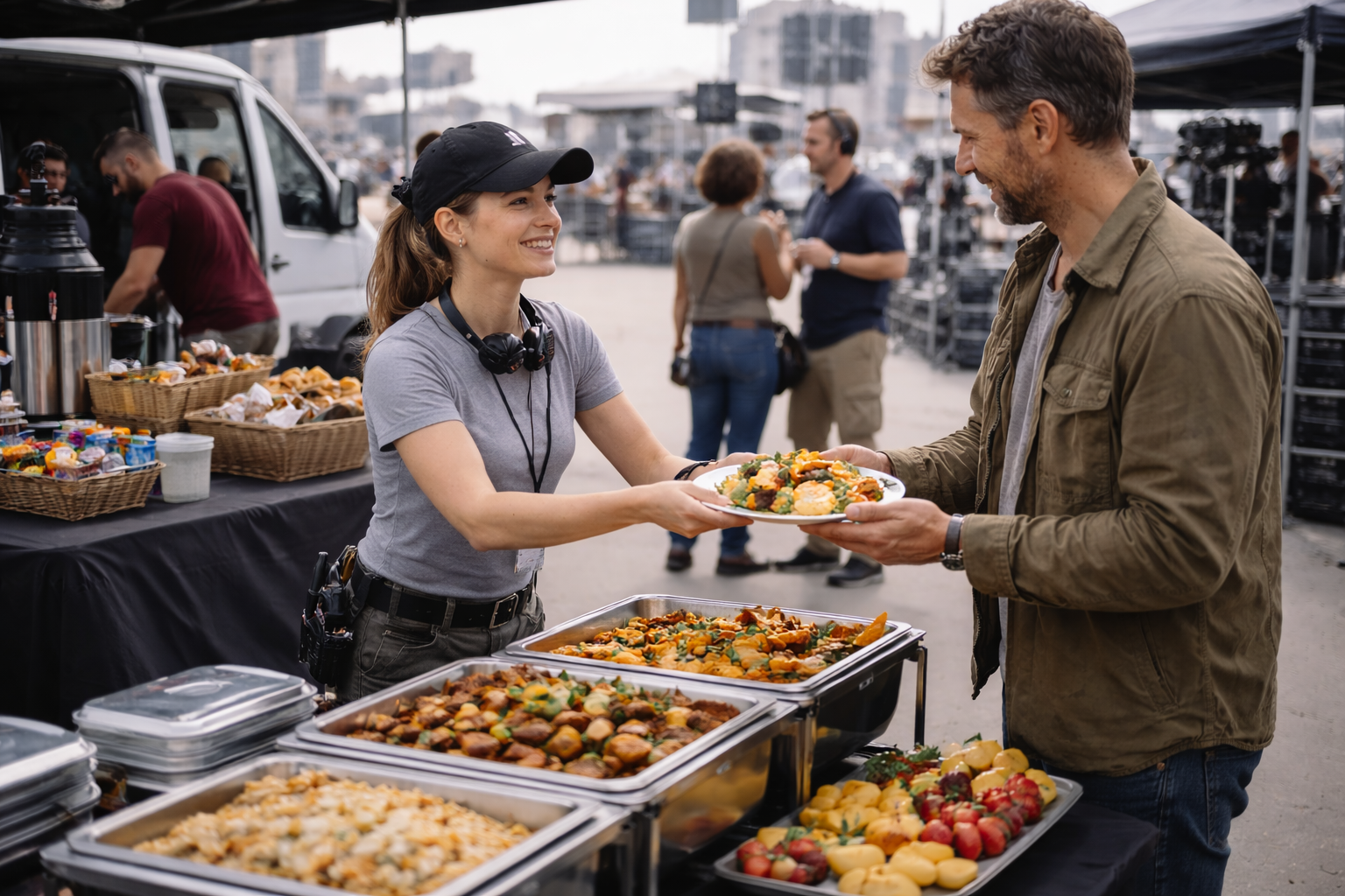 Catering, Transportation, and Logistics for Film Production Services.