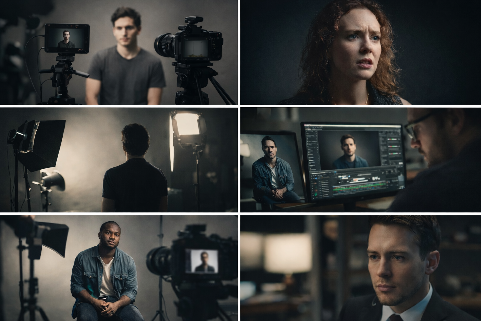 Actor reel production on-camera performance for casting submissions.