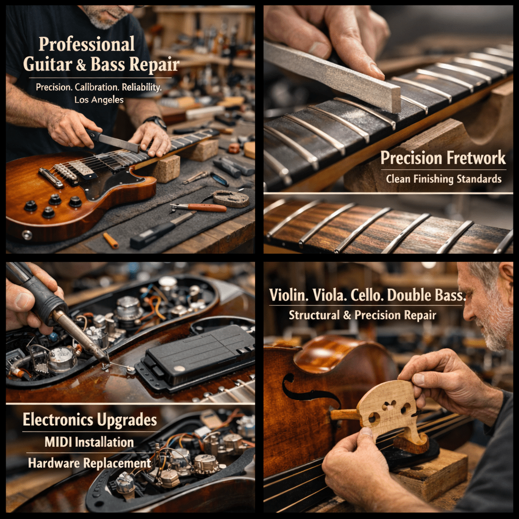 Music Instruments Division at Sunlight Productions workshop
